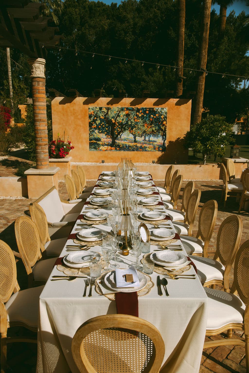 Happy newlywed couple at luxury Arizona wedding celebration